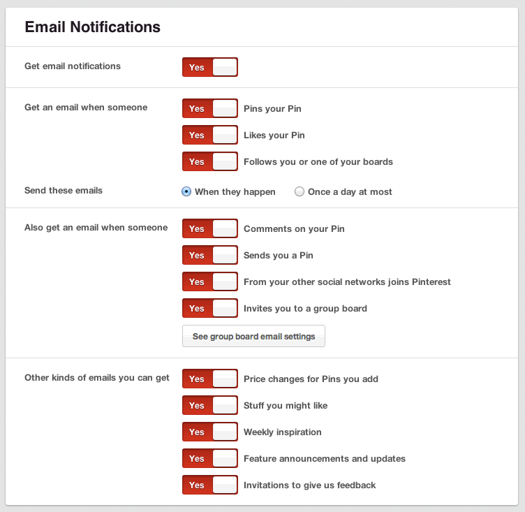 pinterest-email-settings